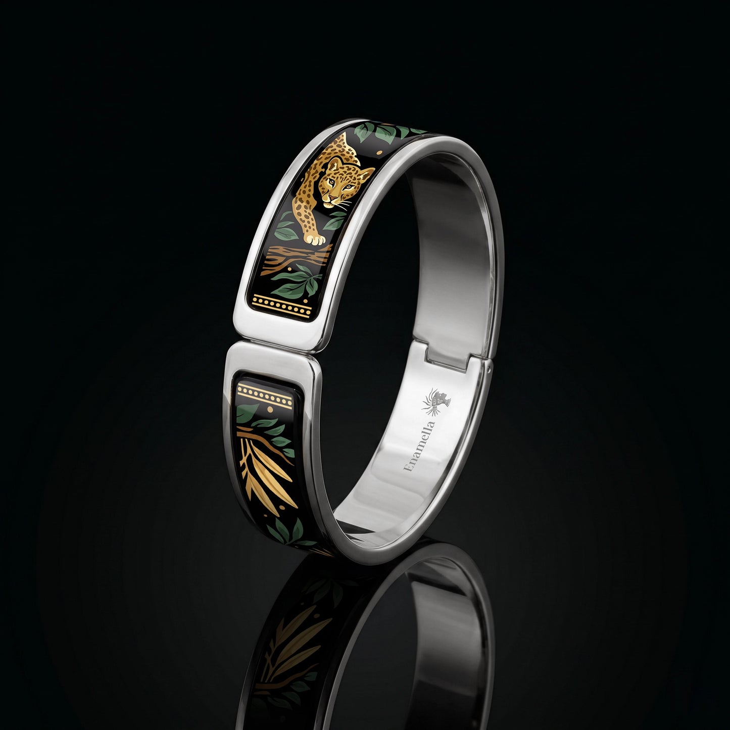 Enamel gold bracelet "Selva Dorada"