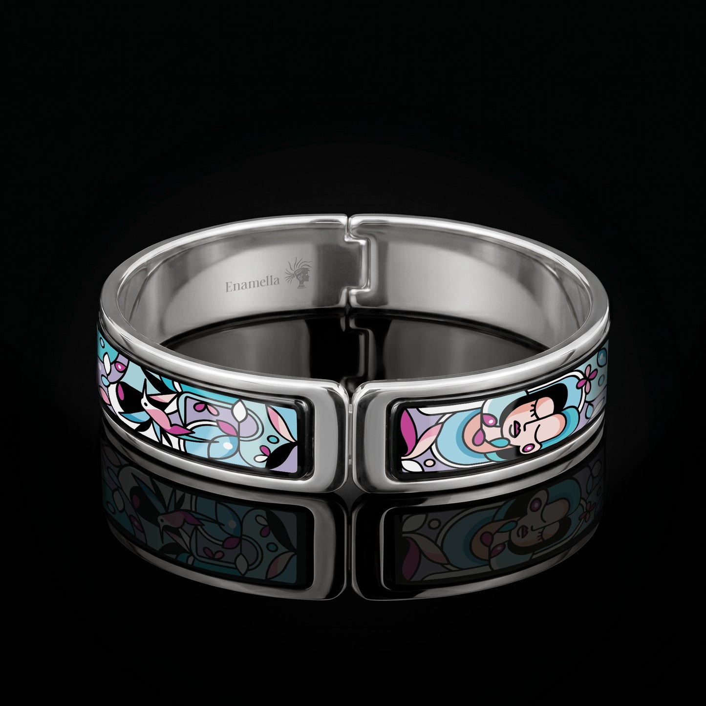 Enamel Gold Bracelet "MuseGem"