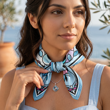 Silk scarf "MuseGem". Pre-order only.