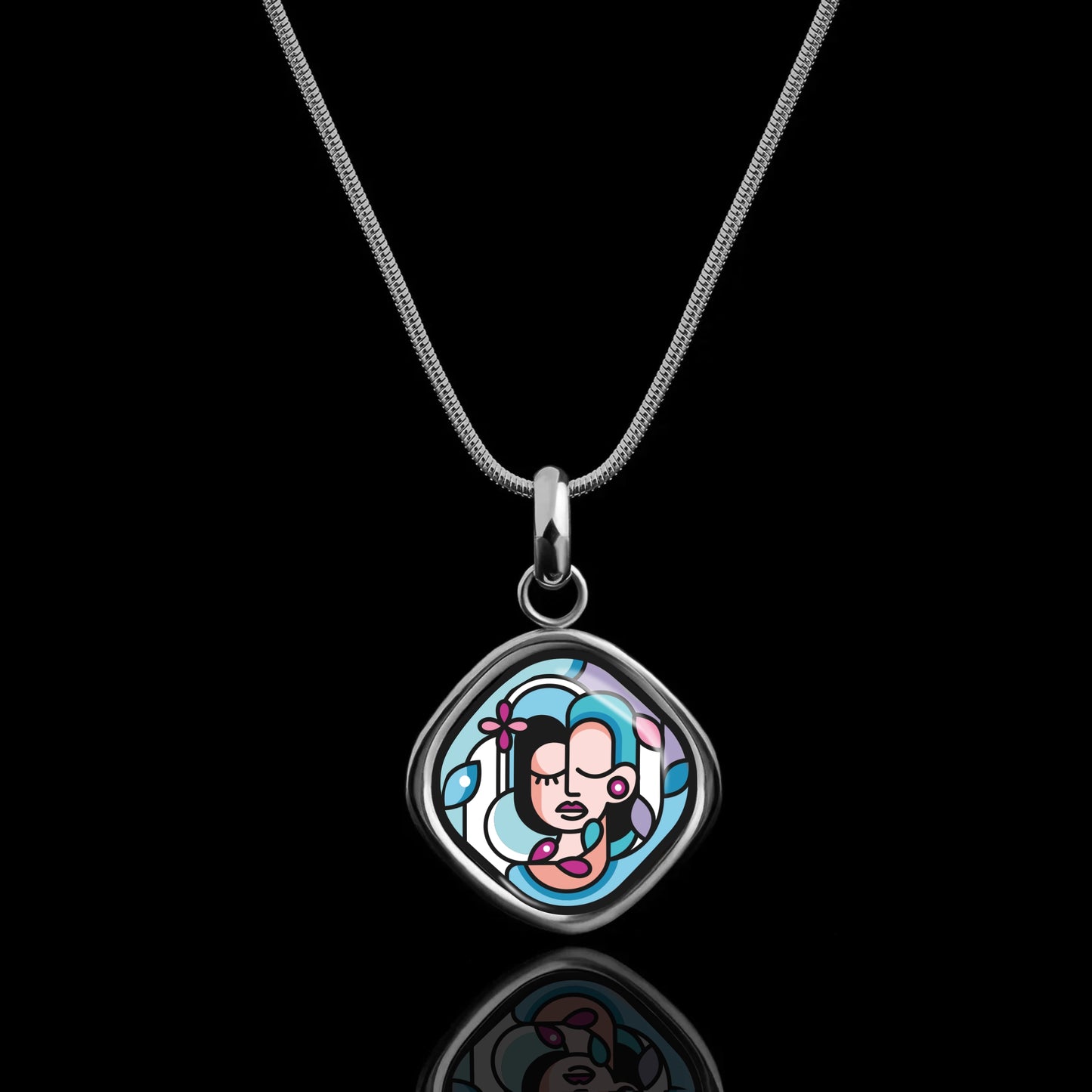 Enamel Pendant "MuseGem"