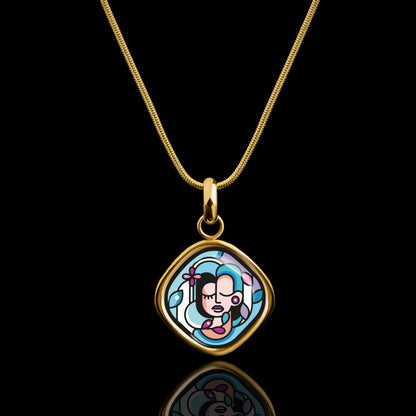 Enamel Pendant "MuseGem"
